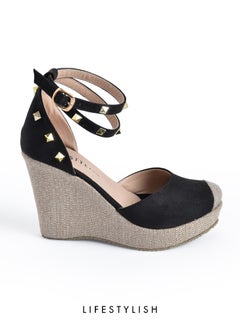 LIFESTYLISH Sn-W4- Shose Heel Wedges -Black  - Image 3
