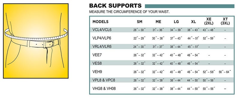VALEO Valeo Industrial VEE7 Economy 7 Back Support Elastic Belt VA4675 Black Large VI4675LG - Image 2