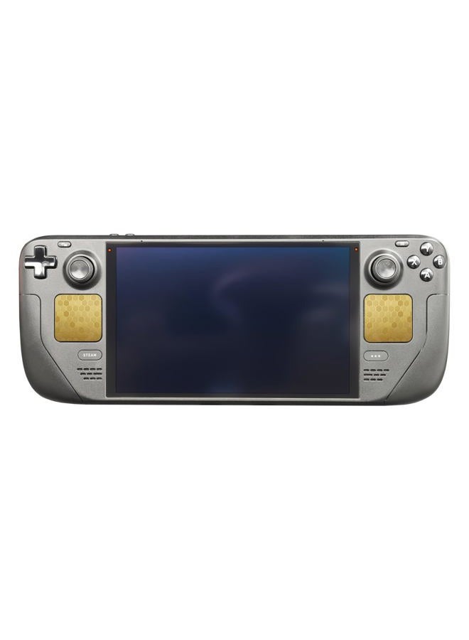 Luck&Link Touchpad Protector Steam Deck，Protective Skin Texture Sticker for steam Deck OLED&LCD Touch Trackpads，High end Textured Grip Skin (Honeycomb - Gold) - Image 4