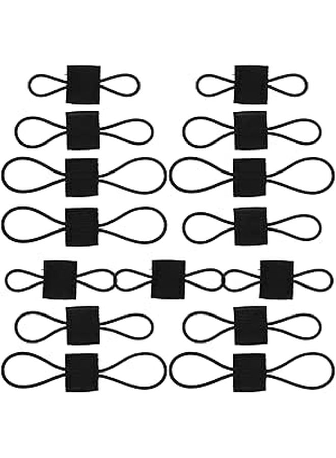 Black Small Medium Large Tactical Backpack Straps Attachments Set 15pcs - Image 1