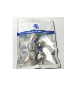 Generic PU Pipe & Fittings Polyurethane | Pneumatic Pipe Push in to Connect Fittings (Male Socket - Pack of 5, 8mmx1/4")  - Image 1