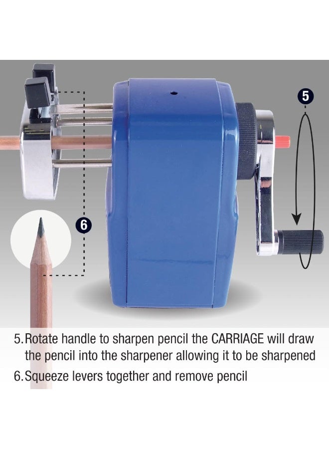 Helix Metal Desktop Pencil Sharpener Assorted Colors - Image 5
