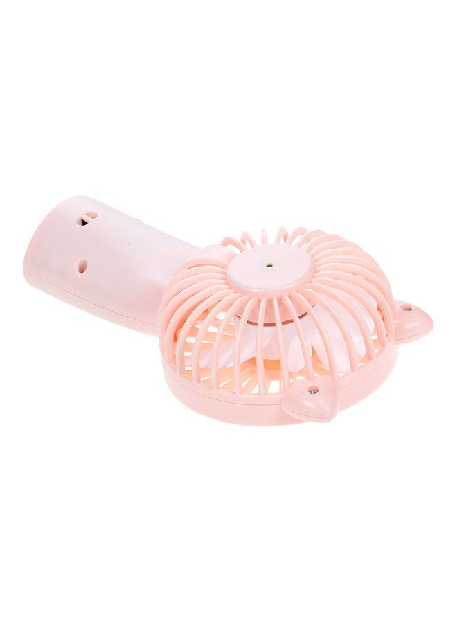 NIBEMINENT USB Mini Handhold Summer Cool Rechargeable Fan Pink  - Image 3