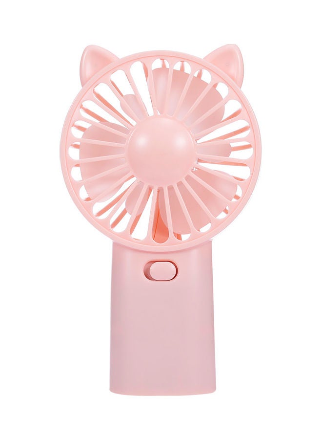 NIBEMINENT USB Mini Handhold Summer Cool Rechargeable Fan Pink  - Image 4