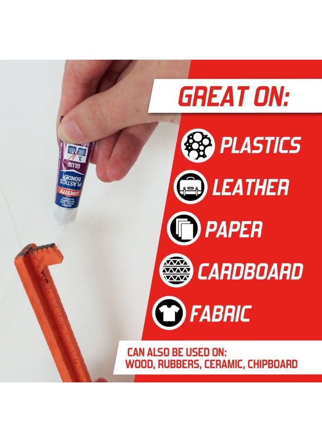 Loctite - Rapid Dual Action All Plastic Glue Clear 4 ml 681925 - Image 1