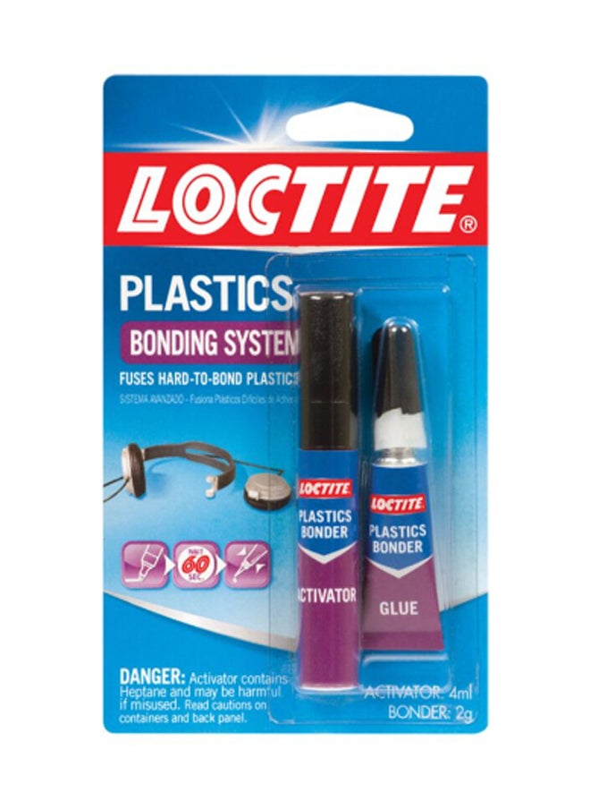 Loctite - Rapid Dual Action All Plastic Glue Clear 4 ml 681925 - Image 1