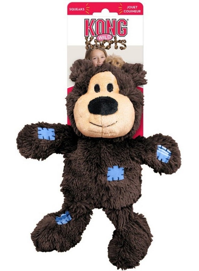 KONG Wild Knots Bears Durable Dog Toys Size:Med/Large Pack of 2, Medium Breeds - Image 2