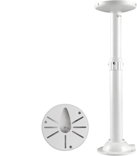 BeElion 118 236 Telescopic Adjustable Security Camera Mount IShaped Universal Wall Ceiling Bracket for Dome CCTV Cameras Fits Surveillance Systems Dome Camera Mount - Image 1