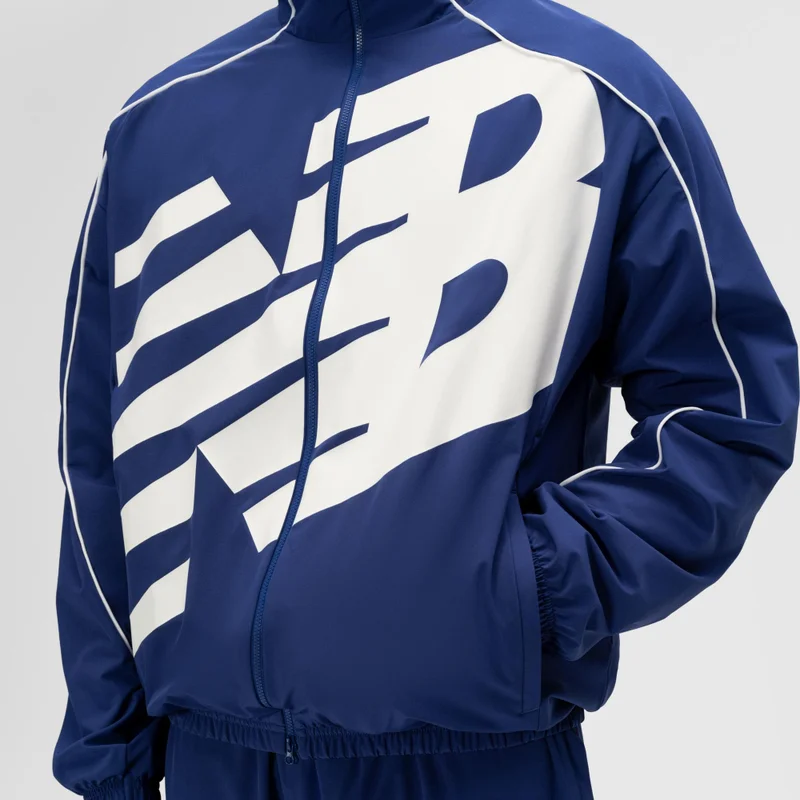 New Balance Inkwell Men's Basketball Oversized Print Woven Jacket for Men | Best Price UAE