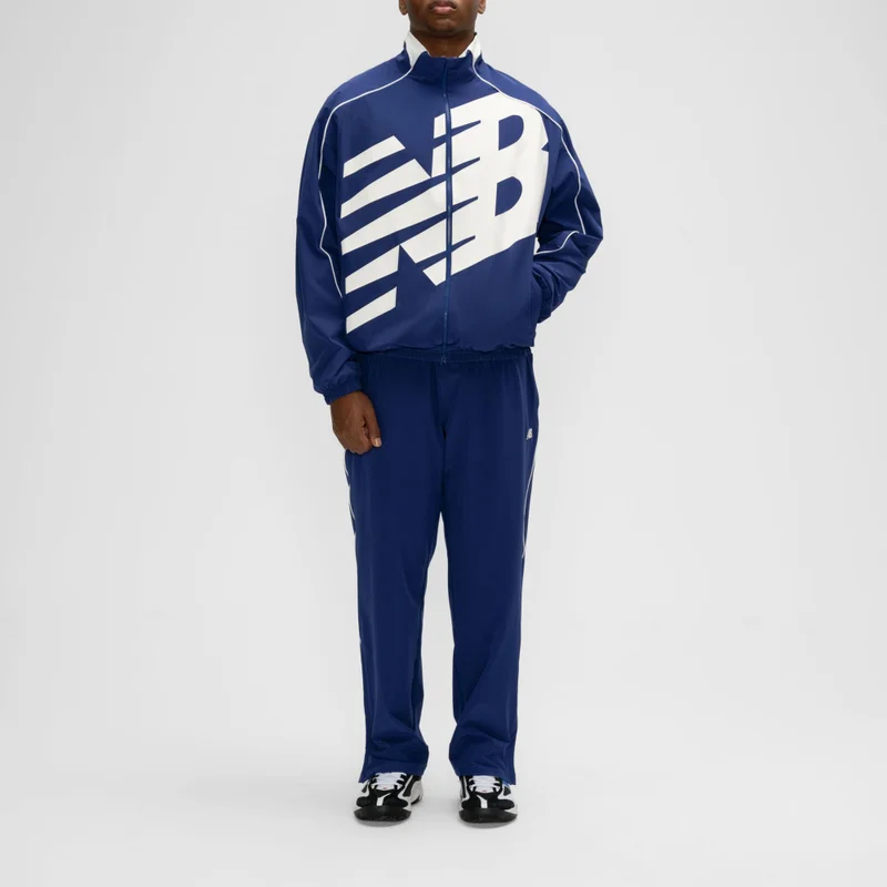Men's Basketball Oversized Print Woven Jacket