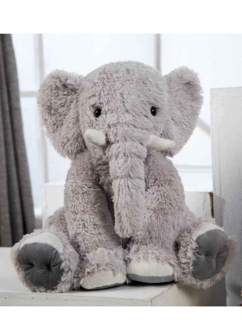 Elephant Plush Pillow, 45cm Stuffed Elephant Body Pillow, Realistic Cute Co-sleeping Elephant Toy, Soft Elephant Backrest Pillow,  for Home Decor  - Image 3