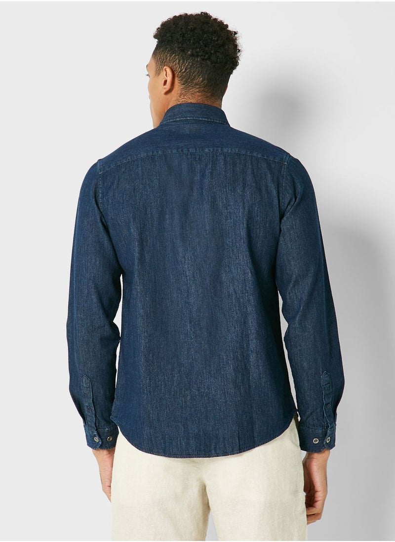 Robert Wood - Denim Shirt - Image 1