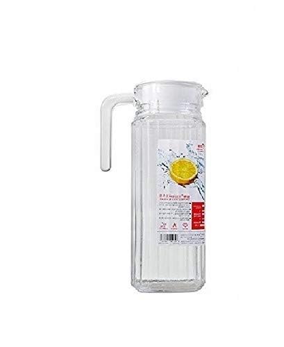 SkyKey Tableware Water Jug, Pitcher 1000 ml, 1-Piece, Transparent with lid - Image 2