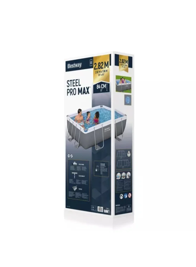 Bestway Bestway Rectangular Pool Set | Dimension-9ft 3" x 6ft 5" x 33" or 2.82m x 1.96m x 84cm