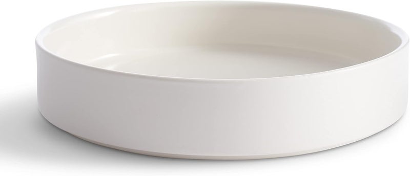 222 Fifth Kaden 12Piece Modern White Porcelain Dinnerware Set  Service for 4 Plate  Bowl Set Contemporary Design for Everyday Dining  Entertainment Microwave  Dishwasher Safe - Image 5