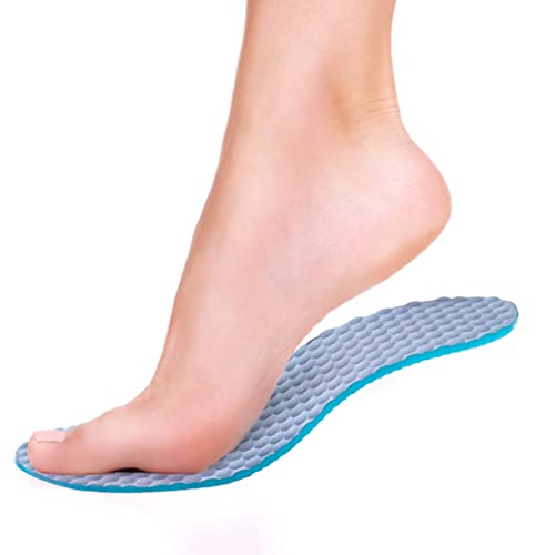 GELRIDE Classic Gel Insoles Pair for Walking, Running, Sports, Formal and Safety Shoes - All Day Comfort - Made In India (Pack of 1 Pair, Regular (9-12 UK)) - Image 4