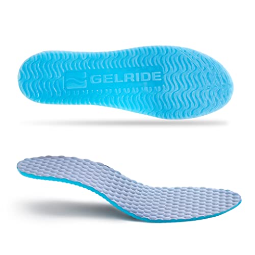 GELRIDE Classic Gel Insoles Pair for Walking, Running, Sports, Formal and Safety Shoes - All Day Comfort - Made In India (Pack of 1 Pair, Regular (9-12 UK)) - Image 1