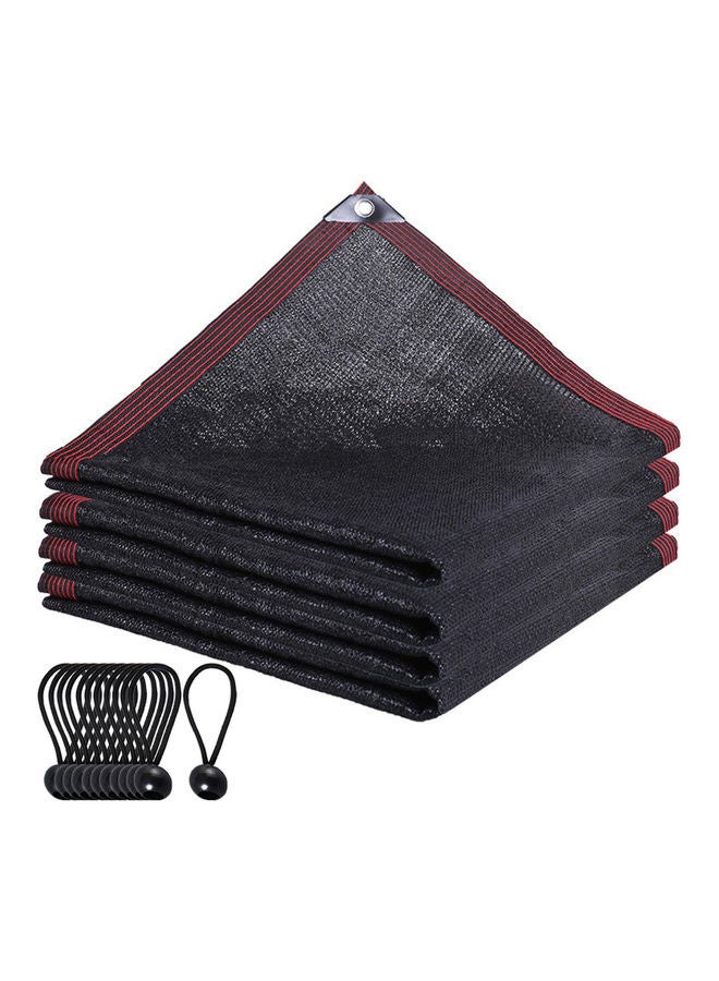 Generic Shade Cloth Cover Wtih Elastic TieKennel Yard Swimming Pool Black - Image 1