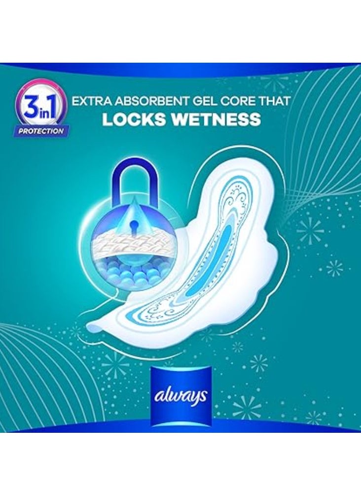 Always - Always Ultra Thin 3*1 Herbal Freshness Extra Long Sanitary Pads - 14 Pieces - Image 1