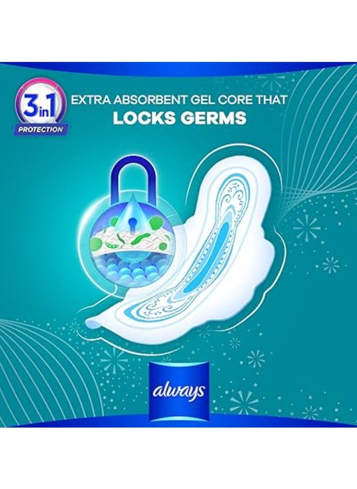 Always - Always Ultra Thin 3*1 Herbal Freshness Extra Long Sanitary Pads - 14 Pieces - Image 1
