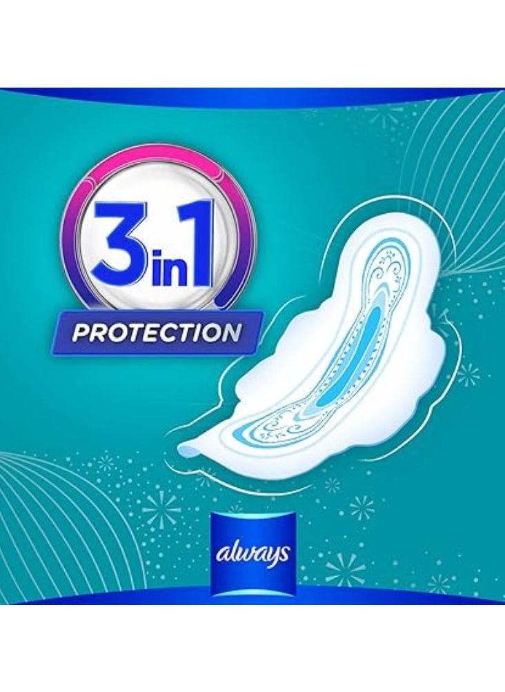 Always - Always Ultra Thin 3*1 Herbal Freshness Extra Long Sanitary Pads - 14 Pieces - Image 1
