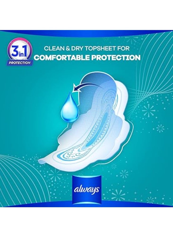 Always - Always Ultra Thin 3*1 Herbal Freshness Extra Long Sanitary Pads - 14 Pieces - Image 1
