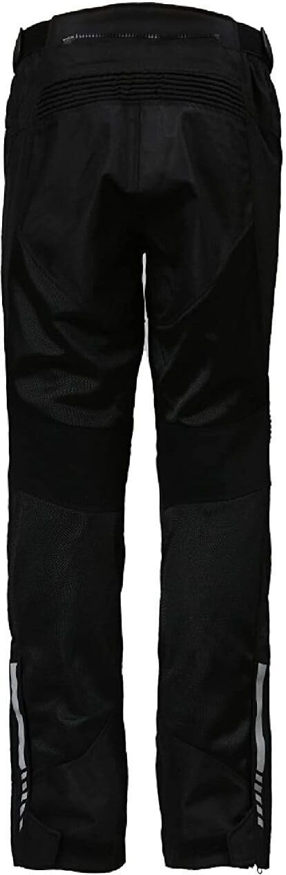 TVS Riding Pants for Men with CE Level-2 Knee Armor, High-Abrasion Resistance |Adjustable Comfort Fit Mesh for Ventilation|Day-Night Reflective Safety|Motorcycle Bike Accessories- (Black/Grey-L) - Image 2