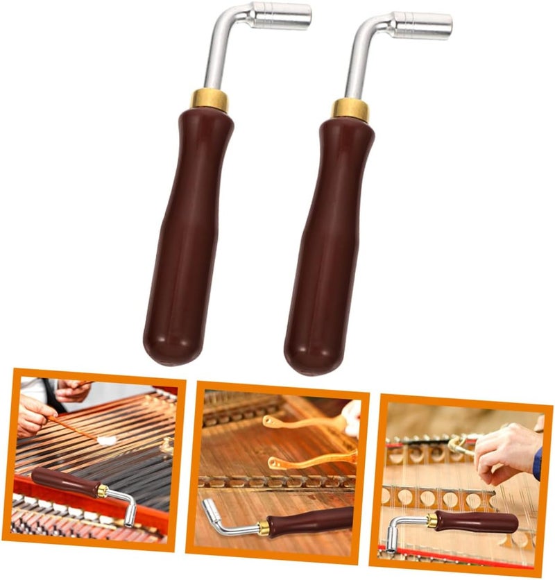 2pcs Dulcimer Tuning Wrench Lightweight Instrument Accessory for Easy String Versatile Tool for Yangqin Players Your Playing - Image 5