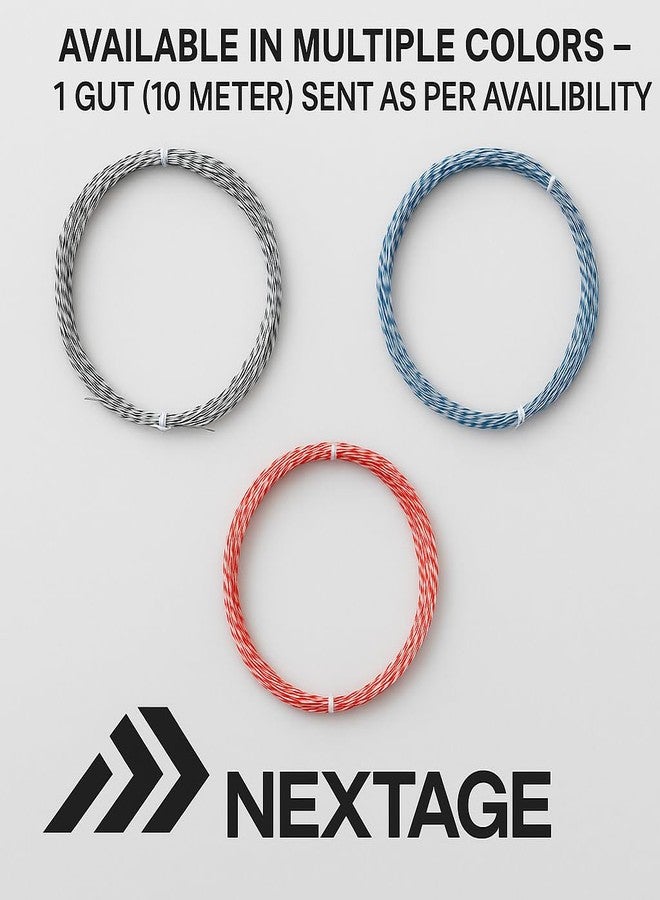 Nextage Badminton Gut String | 10 Meter Synthetic | High Tension Durable String for Racket Restringing | Color as per Availability - Pack of 1 (12) - Image 2
