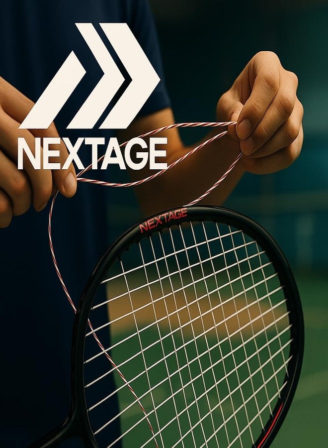 Nextage Badminton Gut String | 10 Meter Synthetic | High Tension Durable String for Racket Restringing | Color as per Availability - Pack of 1 (12) - Image 4