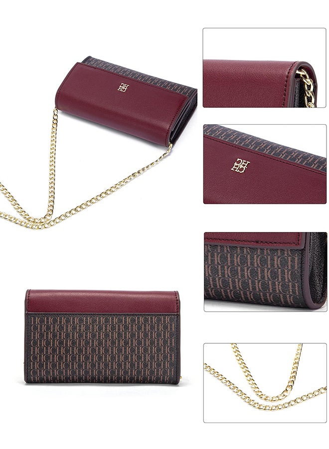 Chchmu CHCH Women's Shoulder Bag, Light Luxury Retro Design, Chain Bag, Letter Elements, Color Matching Women's Chain Bag, Suitable For Multiple Scenes, Women's Gift - Image 2