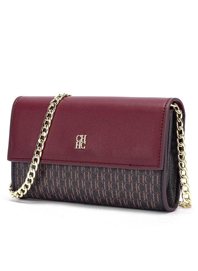 Chchmu CHCH Women's Shoulder Bag, Light Luxury Retro Design, Chain Bag, Letter Elements, Color Matching Women's Chain Bag, Suitable For Multiple Scenes, Women's Gift - Image 1