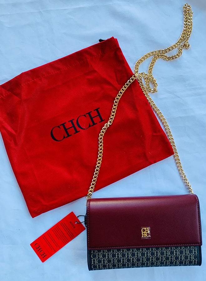 Chchmu CHCH Women's Shoulder Bag, Light Luxury Retro Design, Chain Bag, Letter Elements, Color Matching Women's Chain Bag, Suitable For Multiple Scenes, Women's Gift - Image 5