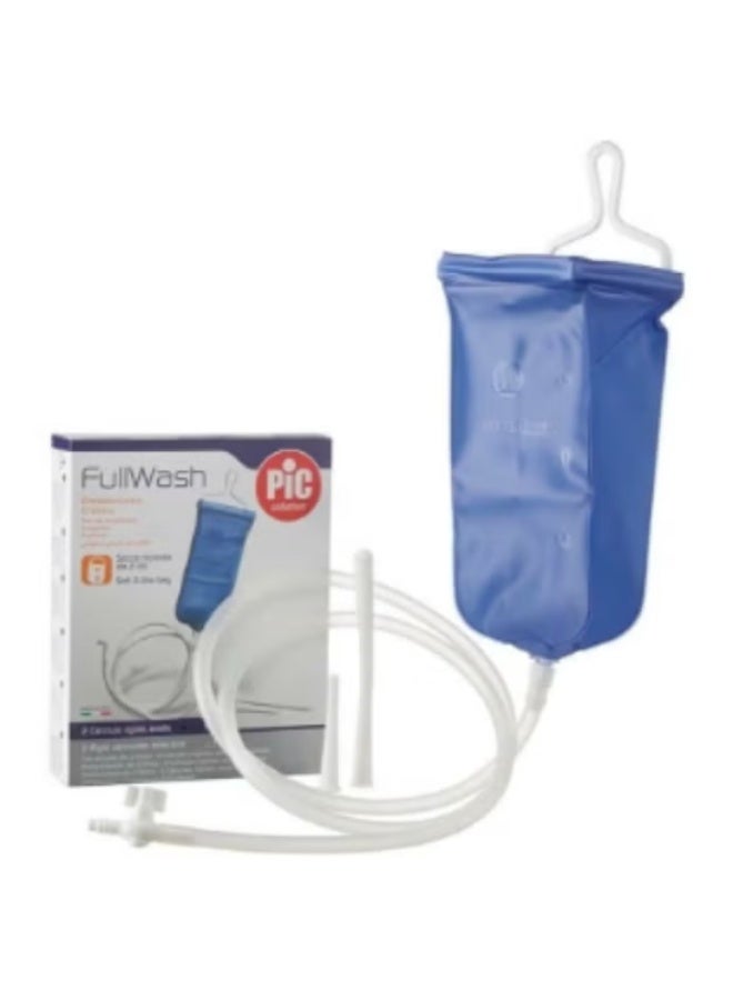 Pic Solution Fullwash Artsana Home Enema Kit 2L (2 PCS) – Complete Colon Cleansing System for Safe & Hygienic Home Use - Image 4