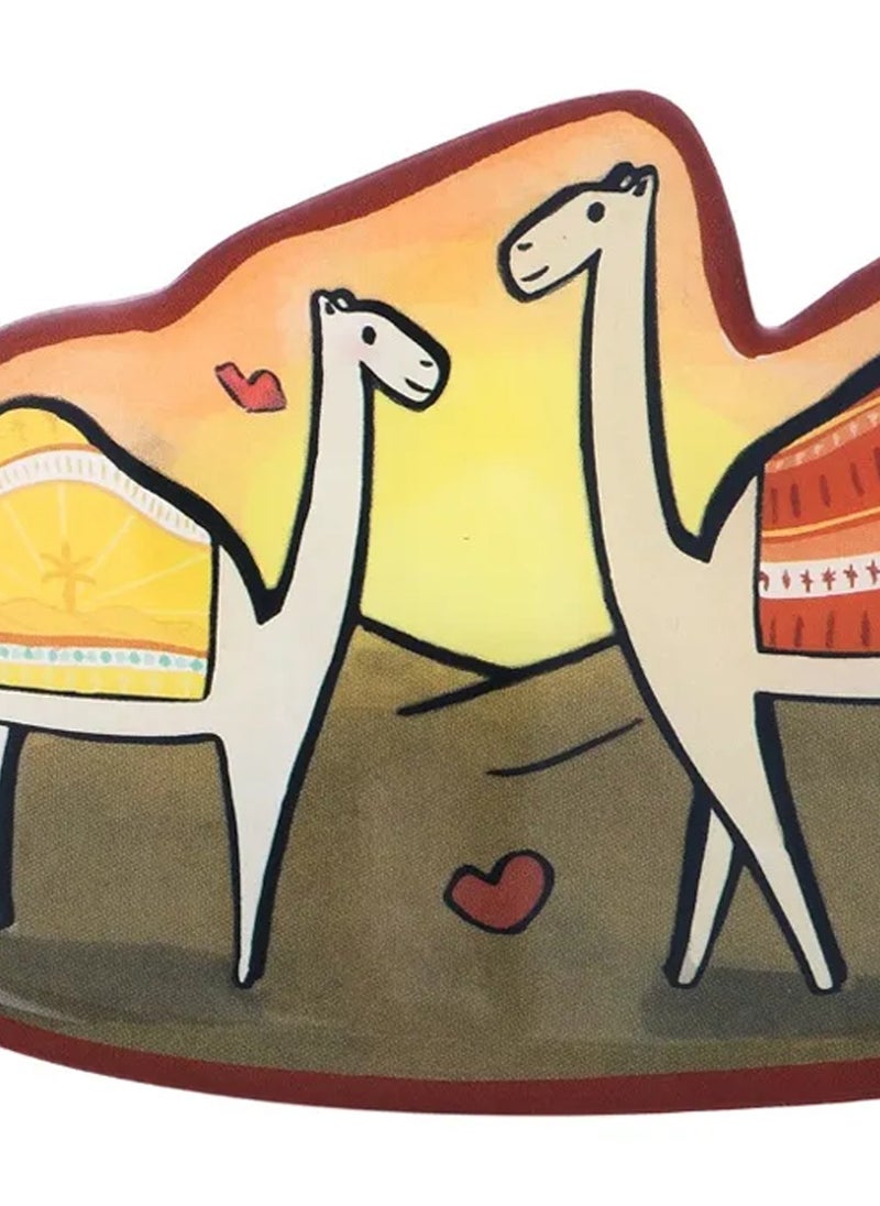 SHABABUNA x HNAK Fridge Magnet by Shababuna X Hnak, comes with a cultural design with a nice camel-printed and inspired by Saudi landmarks | High Quality and Long Lasting | made in Saudi Arabia - DAR-2  - Image 2