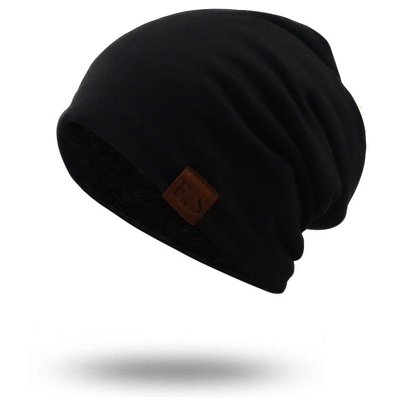 Winter Beanie Women Knitted Brim Sweet Thick Warm Casual Hat - Image 3