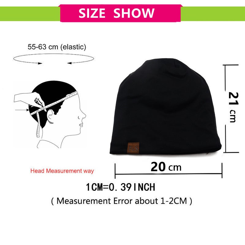 Winter Beanie Women Knitted Brim Sweet Thick Warm Casual Hat - Image 2
