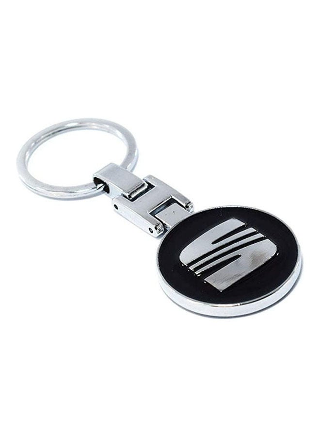 Loquat Car Keychain Double Faced Logo For Seat
