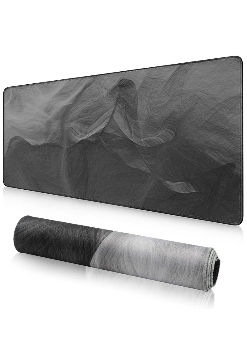 Mouse base and large extended rubber anti slip gaming keyboard with soft fabric surface, suitable for desktop computers 80 cm x 30 cm 3mm  - Image 1