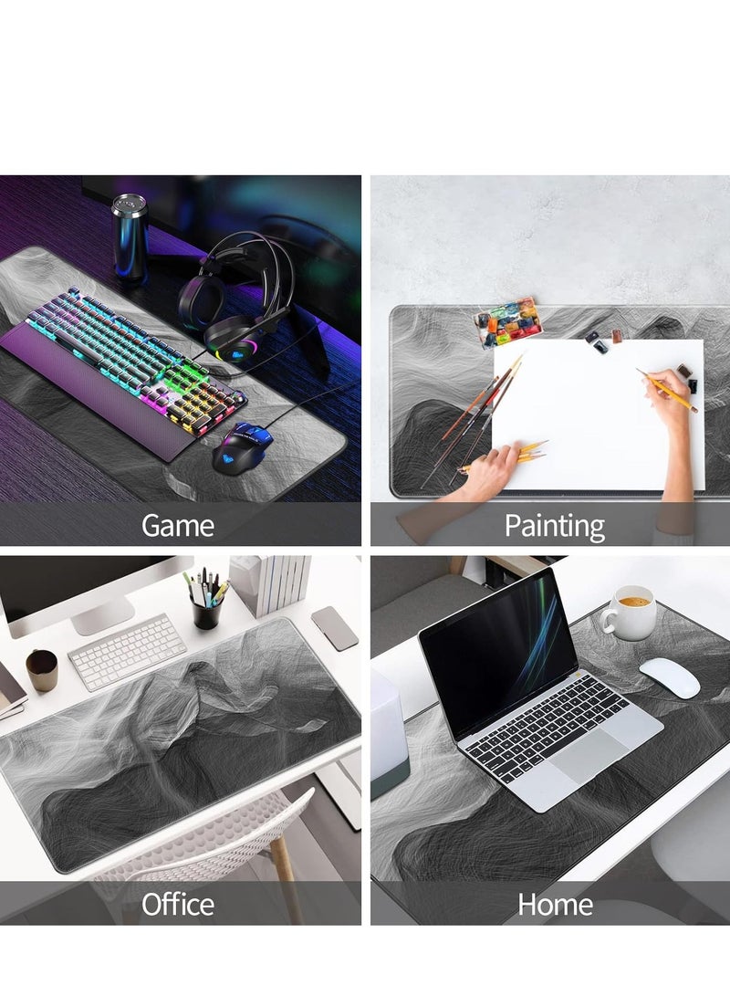 Mouse base and large extended rubber anti slip gaming keyboard with soft fabric surface, suitable for desktop computers 80 cm x 30 cm 3mm  - Image 3