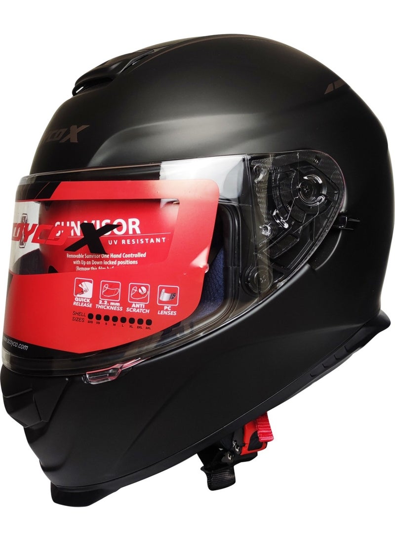 X507 Closed Helmet with Sun Visor (Matte Black) - pzsku/Z3D42BB6EE51047347DD8Z/45/_/1730477652/17e0d2e6-008e-46c9-9993-798610462d60