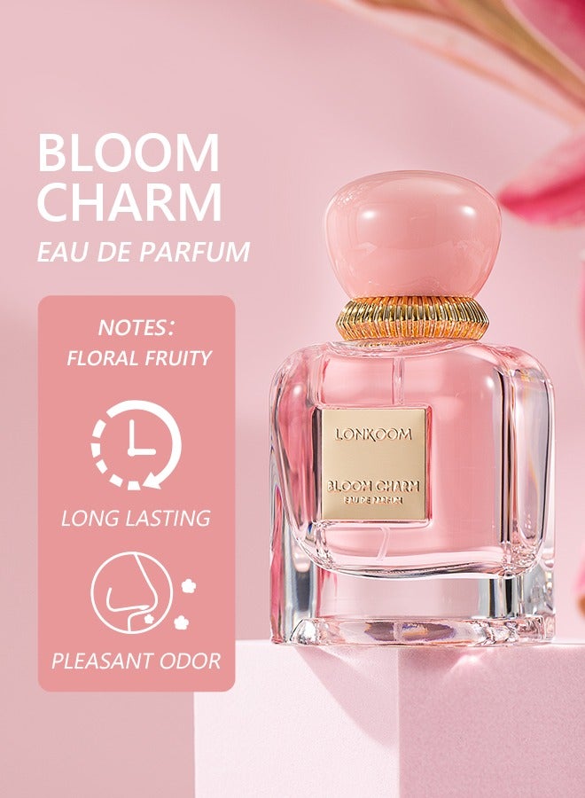 LONKOOM BLOOM CHARM EDT For Women 75ML - Image 1
