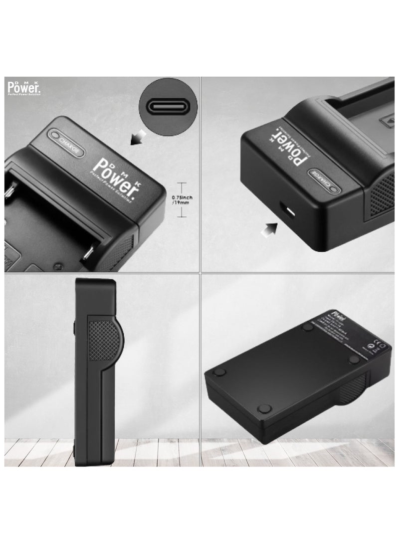 DMK Power DMK Power EN-EL15 Single Slot USB battery charger Compatible with Nikon D810/D810A D750 D610 D7200 D7100 D7000 etc. camera battery - Image 2