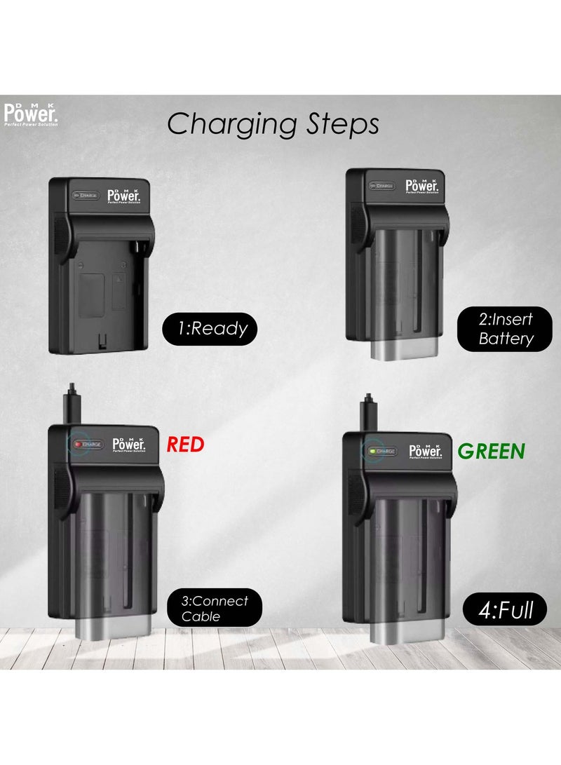 DMK Power DMK Power EN-EL15 Single Slot USB battery charger Compatible with Nikon D810/D810A D750 D610 D7200 D7100 D7000 etc. camera battery - Image 3