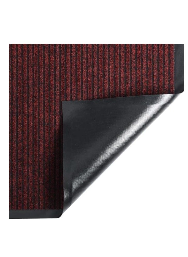 Spaceshoop Heavy Duty Large Outdoor Indoor Entrance Doormat Waterproof Low Profile Entrance Rug Front Door Mat Patio Anti-Size 55 * 35 - Image 2