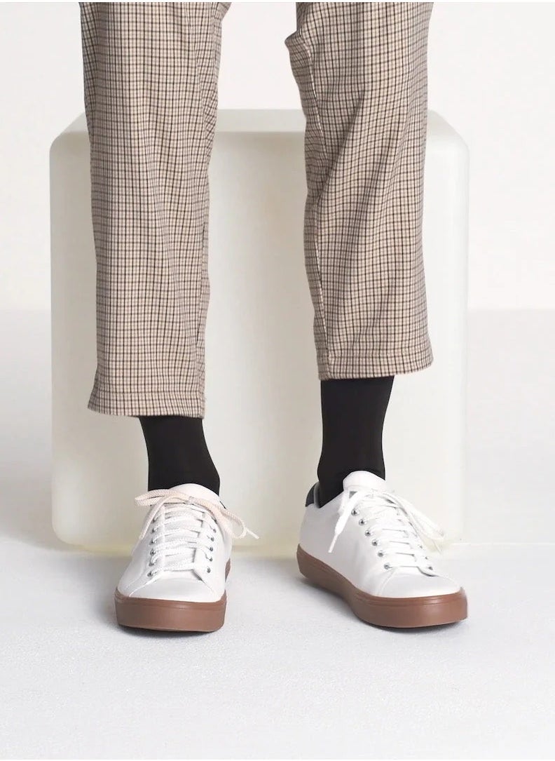 embrator Pack of 3 Plain Color Cotton Classic Socks for Men  - Image 3