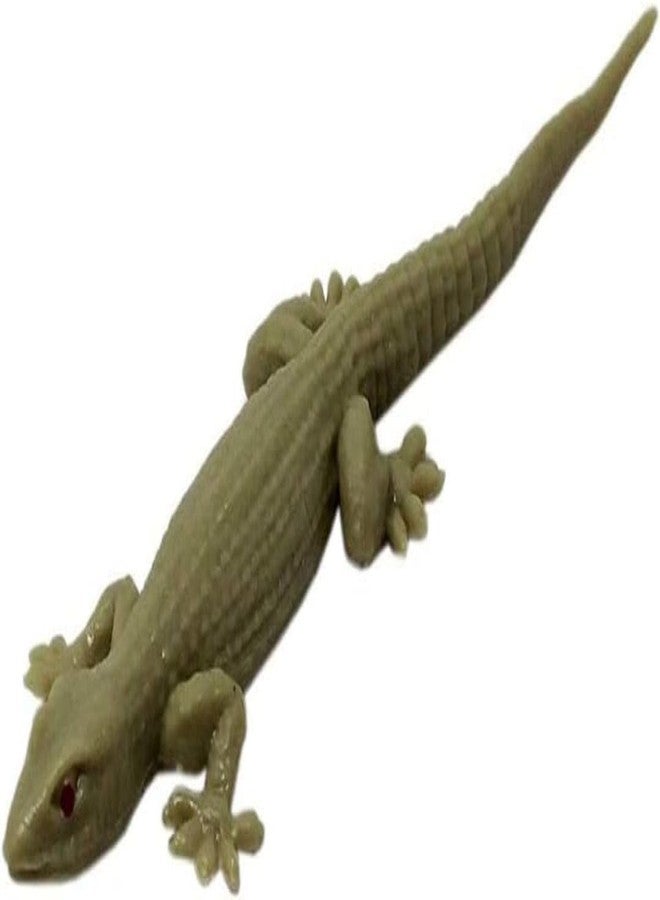 YOOKO® (2 Pcs) Original Look Real Looking Rubber Lizard Toy | Brown Lizard |Chipkali Toy | Prank Chipkali Toys - Image 1