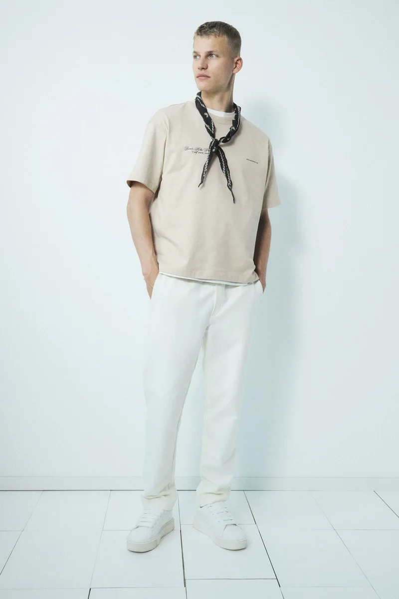 H&M Loose Fit Printed T-shirt