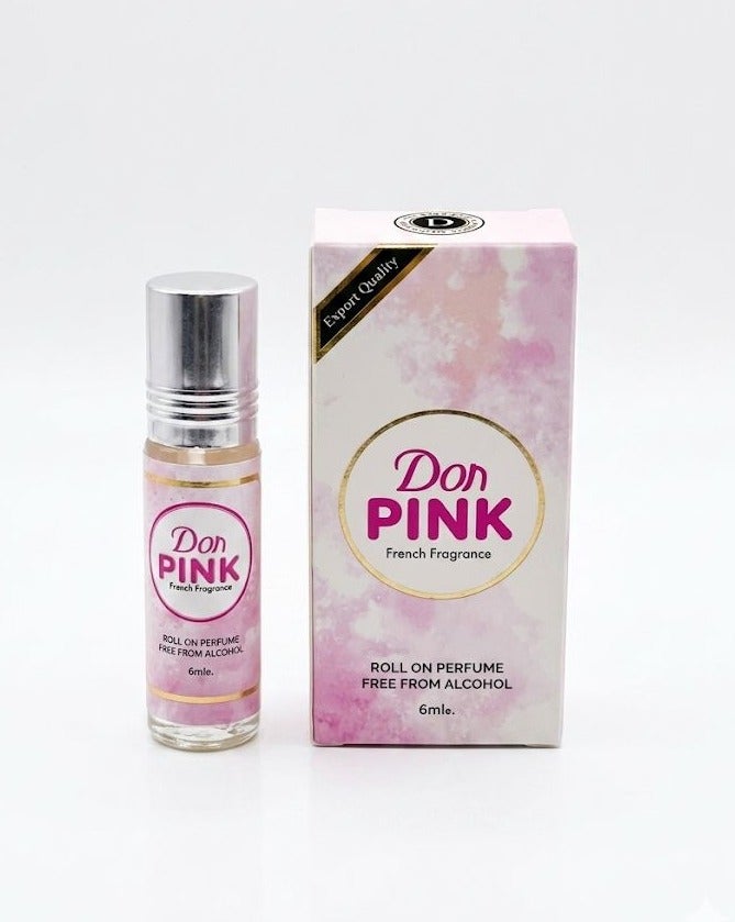 don French Fragrance Roll On Perfume Pink 3X6ml Bundle - Image 2