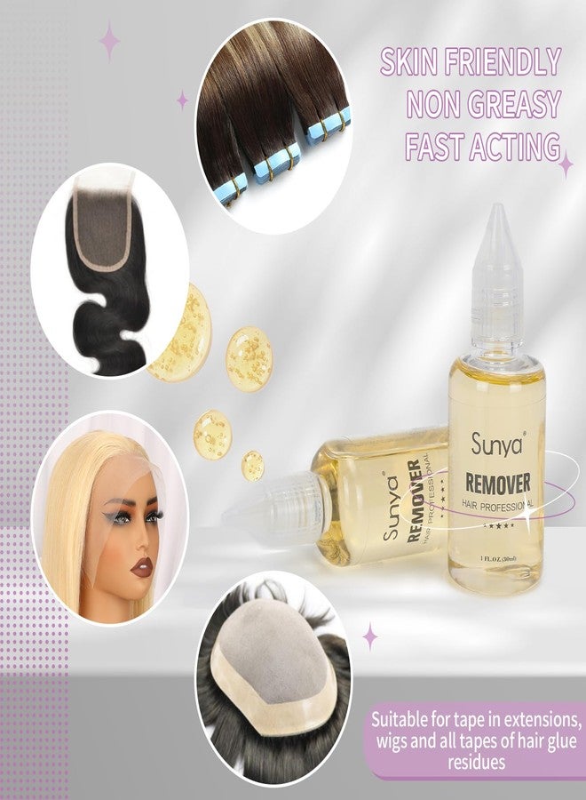 Sunya Tape in Extension Remover, Wig Glue Remover, Tape in Hair Extensions Remover, Fast Acting Hair Extensions Remover 30ml - Image 2